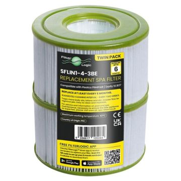 FilterLogic SFLIN1-4-3BE Compatible with Pleatco PIN4PAIR