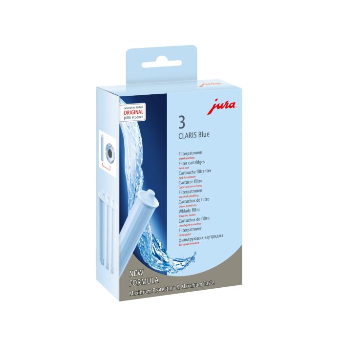 Jura Claris BLUE フィルター 3本入り　3箱　計9本「在庫限り」 Filter Cartridge CLARIS Blue - Pack of 3 | Pozzani