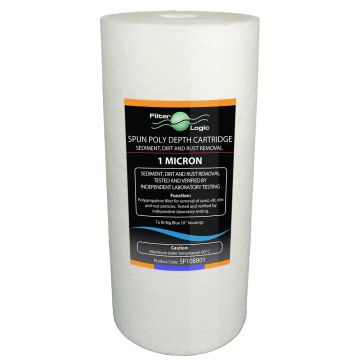 10" Big Blue Spun Poly Sediment Filter (1 Micron)