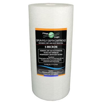 10" Big Blue Spun Poly Sediment Filter (5 Micron)