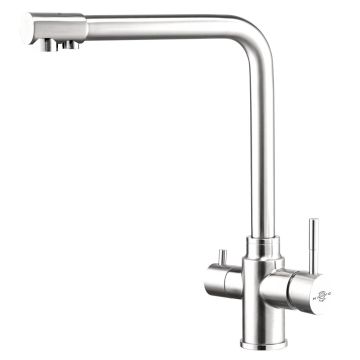 FilterLogic Azore 3 Way Triflow Tap - Mirrored Steel