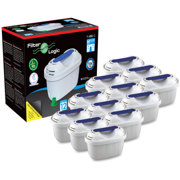 12 x FilterLogic FL402 compatible with Brita Maxtra