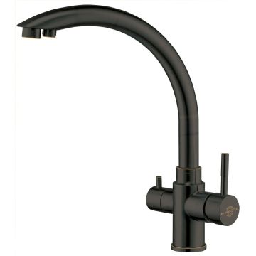 FilterLogic Madeira 3 Way Triflow Tap - Brushed Bronze