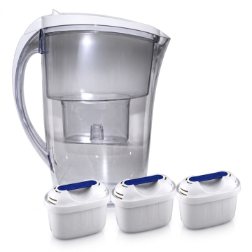 FLJ402 Venus Filter Jug (Clear) with 3 Filters Included (Maxtra Style)