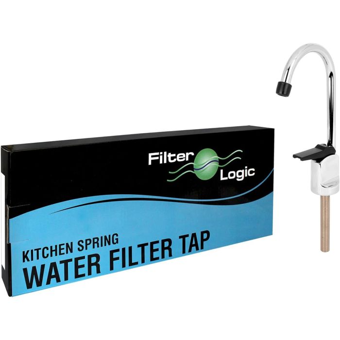 FilterLogic Button Lever Touch Tap - Chrome