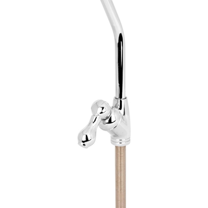 FilterLogic Goose Spout, Long Reach Baseball Bat Lever Style - Chrome 