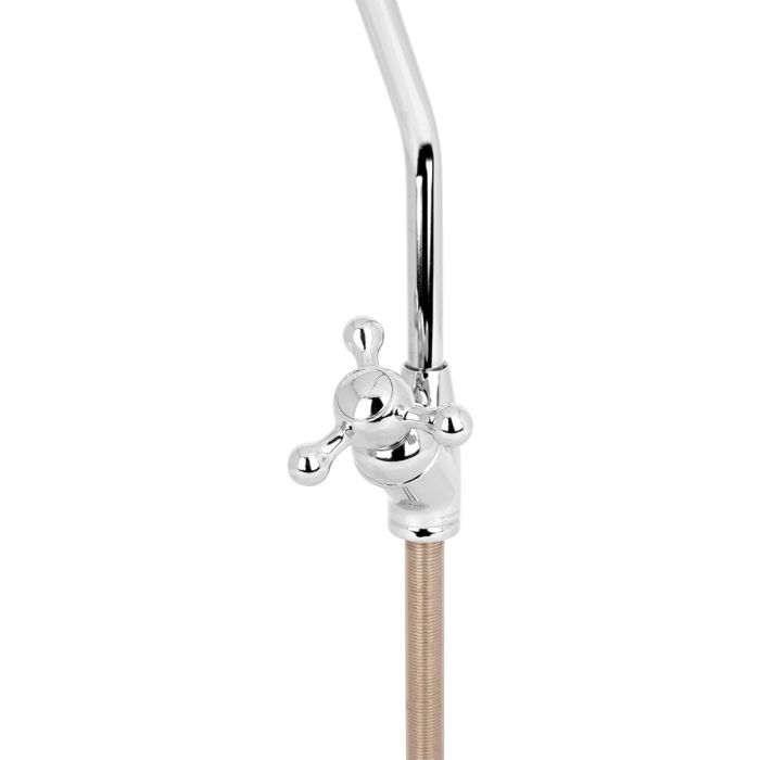 FilterLogic Tri-Claw, Goose Spout/Neck Quarter Turn Tap - Chrome