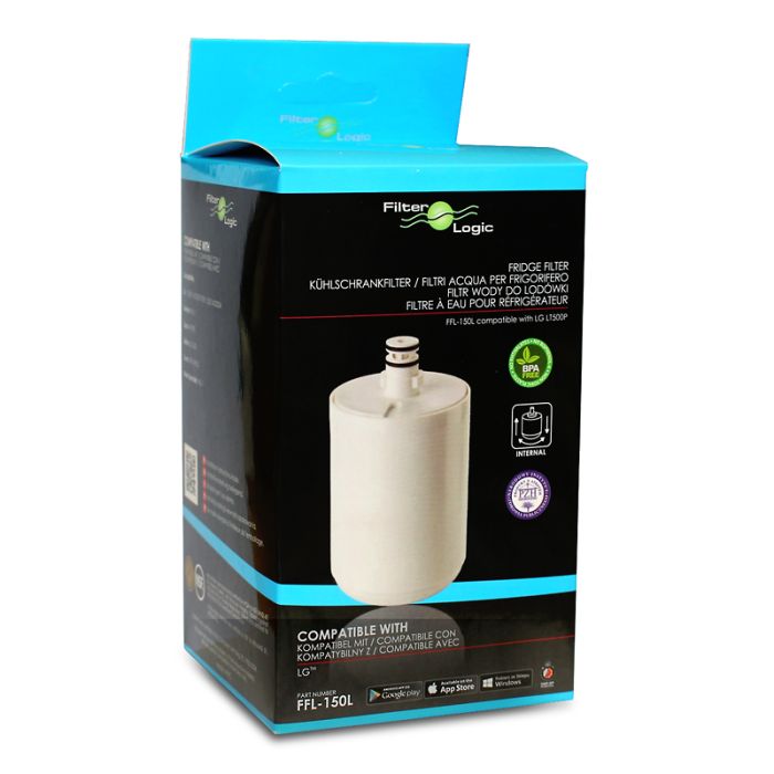 FilterLogic FFL-150L Fridge Water Filter Compatible with LG LT500P, 5231JA2002A, ADQ72910907