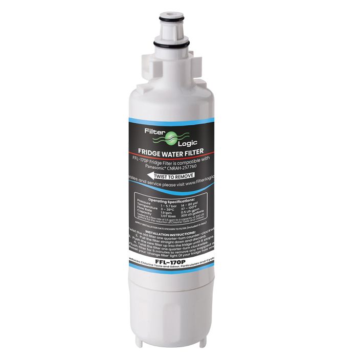 FilterLogic FFL-170P Fridge Water Filter Compatible with Panasonic CNRAH-257760