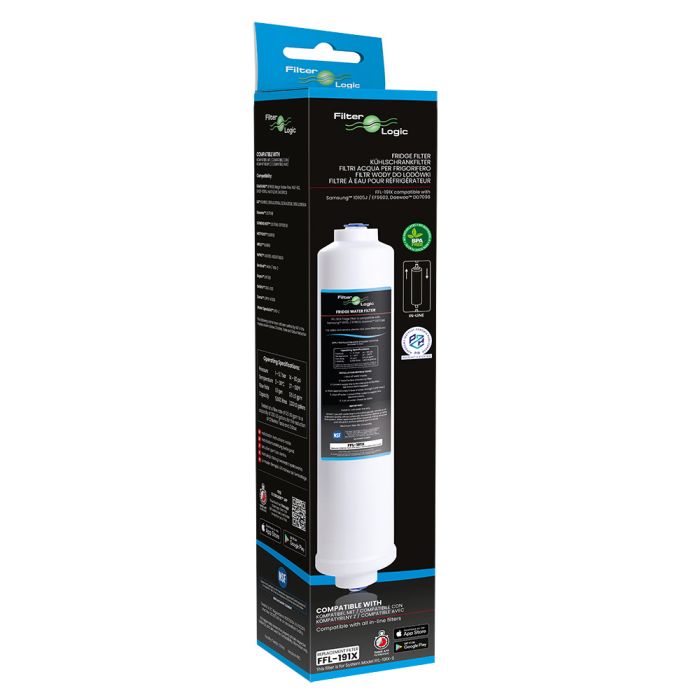 FilterLogic FFL-191X Fridge Water Filter Compatible with Miele BL9808