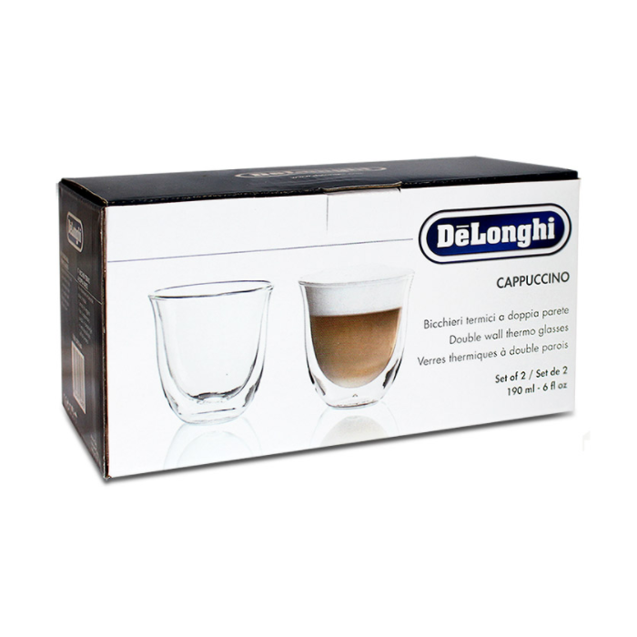 DeLonghi Cappuccino Glasses - Set of 2
