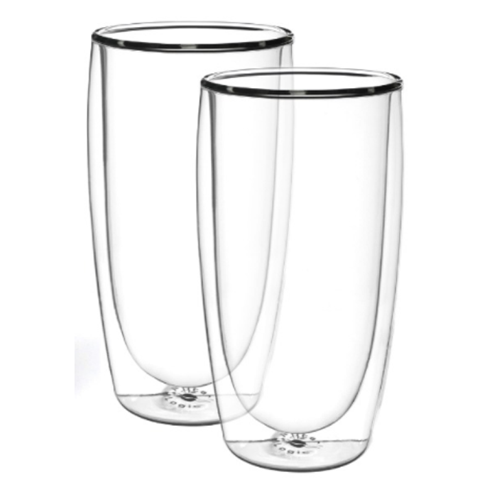 FilterLogic CFL-670B Double Wall Latte Glasses (Twin Pack)