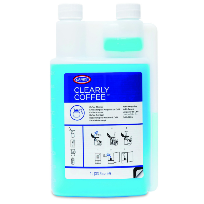 Urnex Clearly Coffee Liquid Cleaner 1L Bottle Pozzani