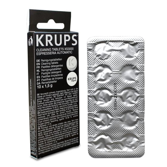 Krups Comprimés de nettoyage XS3000 Machine à café, 10 pièc